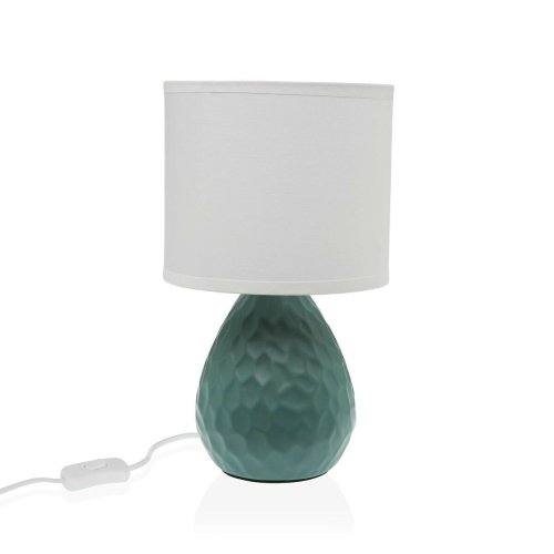 Bordslampa Versa Grn Vit Keramik 40 W 15,5 x 27,5 cm