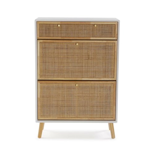 Skostll Versa Vega Rattan Paulowniatr 25,5 x 106 x 70 cm