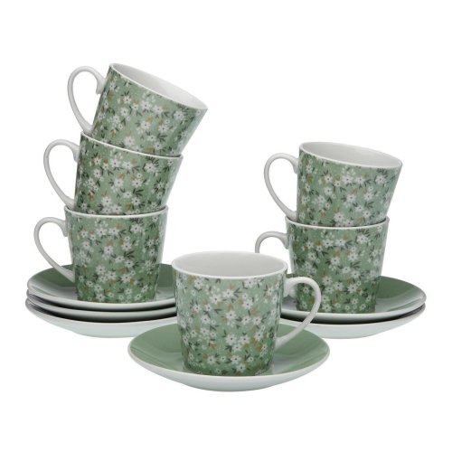 Teskszlet Versa Porslin 9 x 14 x 14 cm 10,5 x 8 x 6 cm 14 x 14