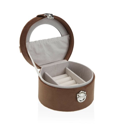 Smyckeskrin Versa Brun Tr Speglar Tr MDF 11,5 x 8 x 11,5 cm