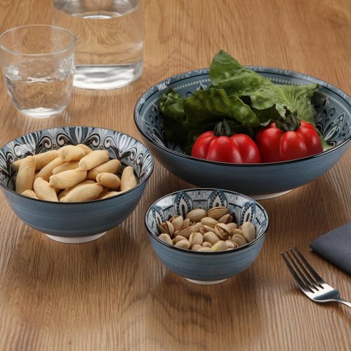 Snacksskl Versa Bl Keramik Porslin 15,5 x 7 x 15,5 cm