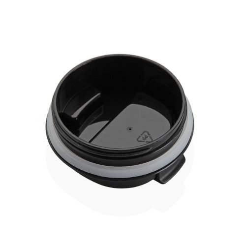 Glas med lock Versa Svart Stl polypropen 510 ml