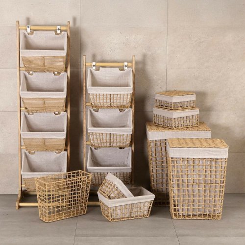 Badrumshyllor Versa Nadir Brun 35 x 125 x 35 cm