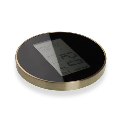 Vggklocka Versa Svart Plast Minimalistisk 4,1 x 30 x 30 cm