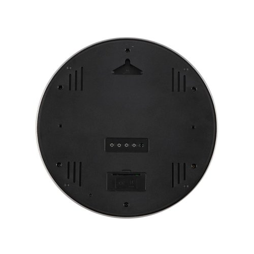 Vggklocka Versa Svart Plast Minimalistisk 4,1 x 30 x 30 cm