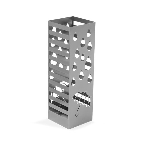 Paraplystll Versa Silvrig 15,5 x 49 x 15,5 cm