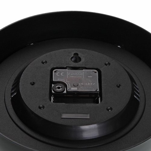 Vggklocka Versa Vit Svart Plast
