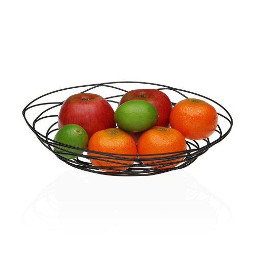 Fruktskl Versa Svart Metall Stl 23 X 7 X 31 CM