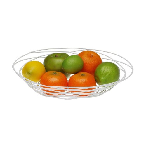 Fruktskl Versa Vit Metall Stl 23 X 7 X 31 CM