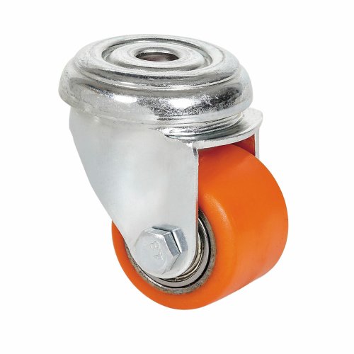 Rueda Ruedas Alex Orange Polyuretan Jrn  3,5 CM roterande