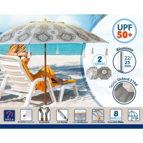 Parasoll  180 cm SPF50+ Orientalisk
