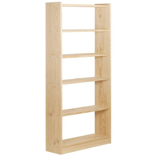 Bokhandel Astigarraga Gala Naturell Furu 184 x 80 x 25 cm 6 Hyll