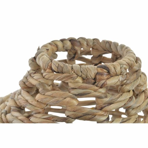 Lampskrm DKD Home Decor Metall Fibrer (45 x 45 x 30 cm)