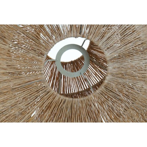 Lampskrm DKD Home Decor Naturell Jute Metall Tropiskt 40 x 40 x