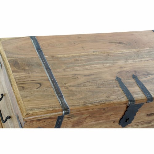 Kista DKD Home Decor Naturell Kolonial Akaciatr 90 x 40 x 40 cm