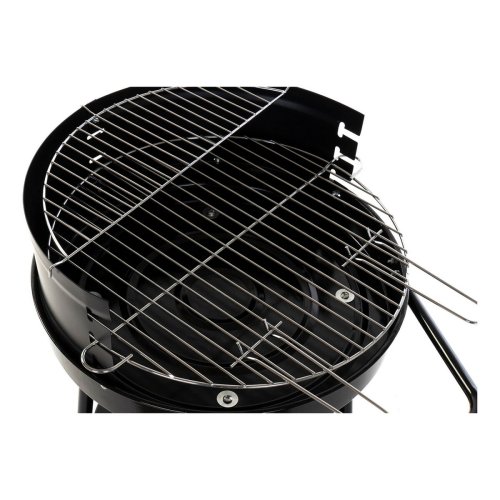 Kolgrill med hjul DKD Home Decor Svart Metall Plast 59 x 49,5 x