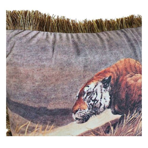 Kudde DKD Home Decor 8424001718016 Djur Polyester Aluminium Kolo
