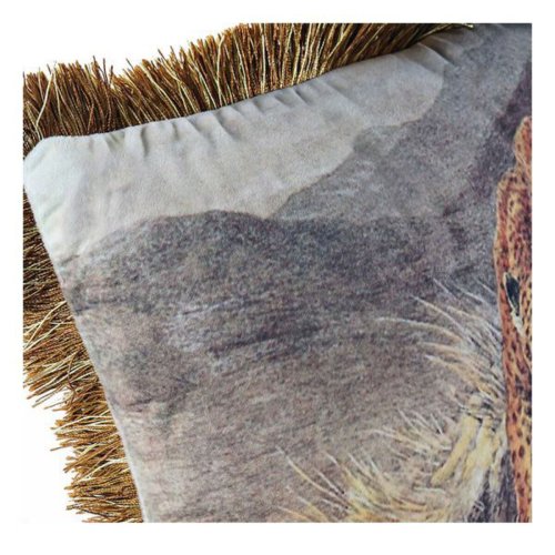 Kudde DKD Home Decor 8424001718016 Djur Polyester Aluminium Kolo