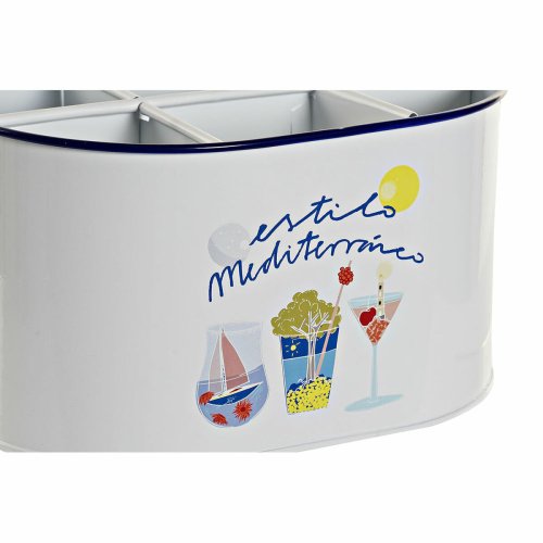 Ishink DKD Home Decor Vit Multicolour Metall 24,5 x 17 x 13 cm