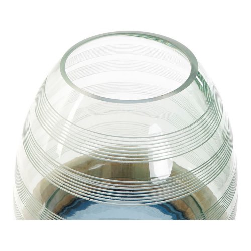 Vas DKD Home Decor Bl Mint Tr Glas Modern (21 x 21 x 43 cm)