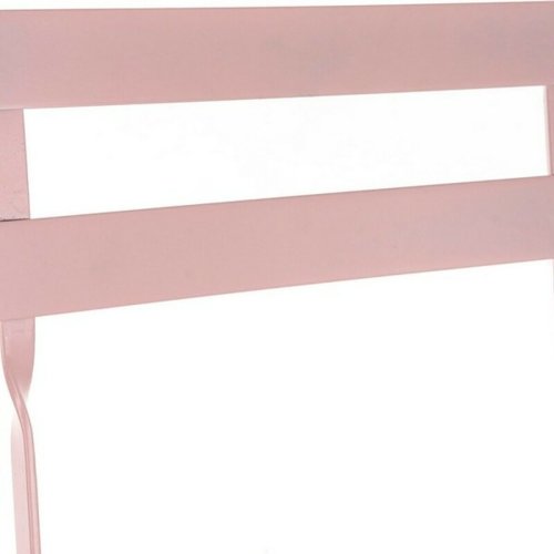 Bordsgrupp med 2 stolar DKD Home Decor MB-177410 Rosa 60 x 60 x