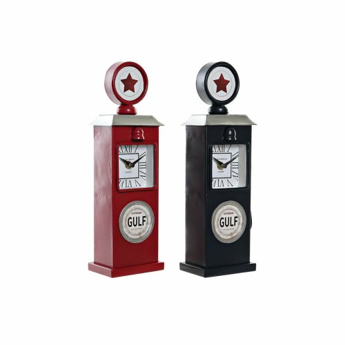 bordsklocka DKD Home Decor Rd Marinbl Bensin Vintage gasoliner