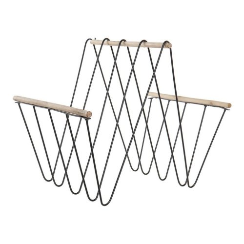 Tidningsstll DKD Home Decor 8424001814008 41 x 31 x 36 cm Svart