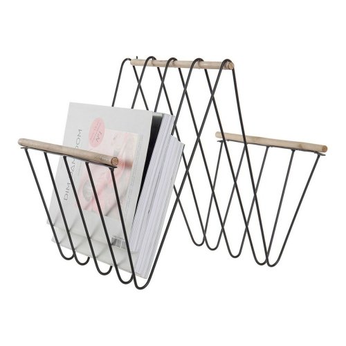 Tidningsstll DKD Home Decor 8424001814008 41 x 31 x 36 cm Svart