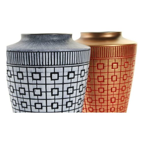Vas DKD Home Decor 8424001822065 Bl Rd Harts Gyllene Orientali