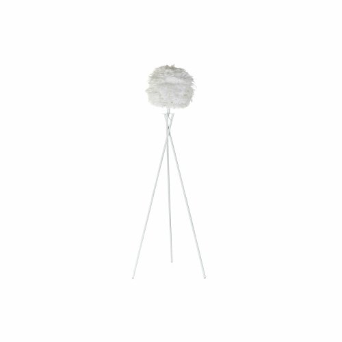 Golvlampa DKD Home Decor Metall Vit Fjder (40 x 40 x 150 cm)