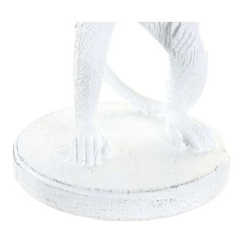 Bordslampa DKD Home Decor Vit Svart Polyester Metall Harts 25W 2