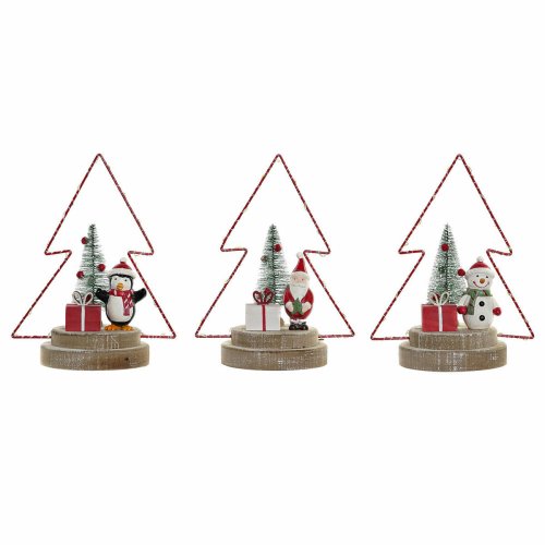 Julgranskula DKD Home Decor Trd Metall Tr (17 x 11 x 21 cm) (3