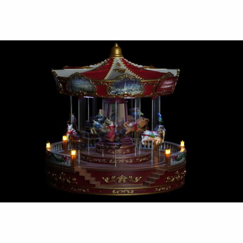 Julgranskula DKD Home Decor LED Ljus Rrelse Musik Multicolour P