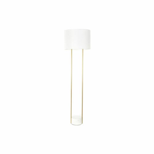 Golvlampa DKD Home Decor Vit Gyllene Metall Marmor 50 W 220 V 48