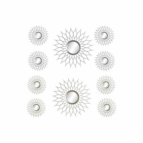Vggspegel DKD Home Decor Polypropen (PP) (2 pcs) (5 pcs)