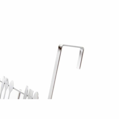 Drrhngare DKD Home Decor Silvrig Metall Plast 34 x 17 x 9 cm