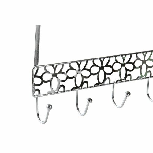 Drrhngare DKD Home Decor Silvrig Metall Plast Virgok 32 x 10