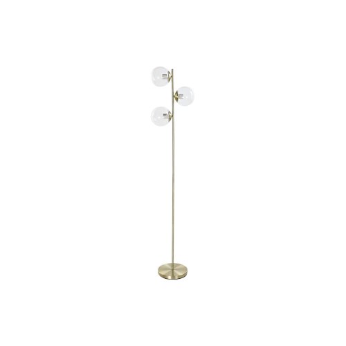 Golvlampa DKD Home Decor 35 x 25 x 167 cm Glas Gyllene Metall Tr