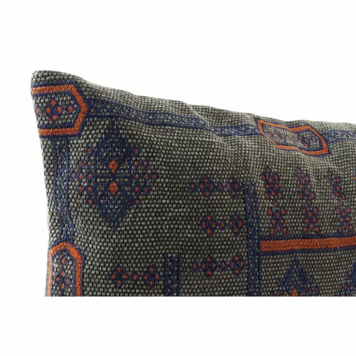 Kudde DKD Home Decor Bl Orange Fyrkantig Arab 50 x 10 x 35 cm (