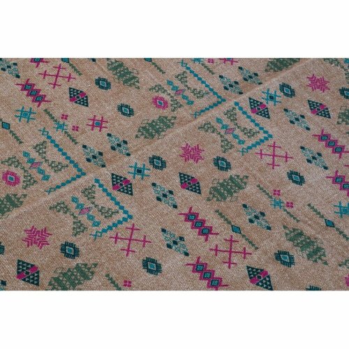 Matta DKD Home Decor 160 x 230 x 0,4 cm Polyester Vit Ikat Boho