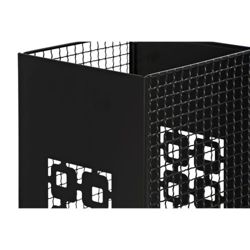 Paraplystll DKD Home Decor 19 x 19 x 47,5 cm Svart Gr Metall L