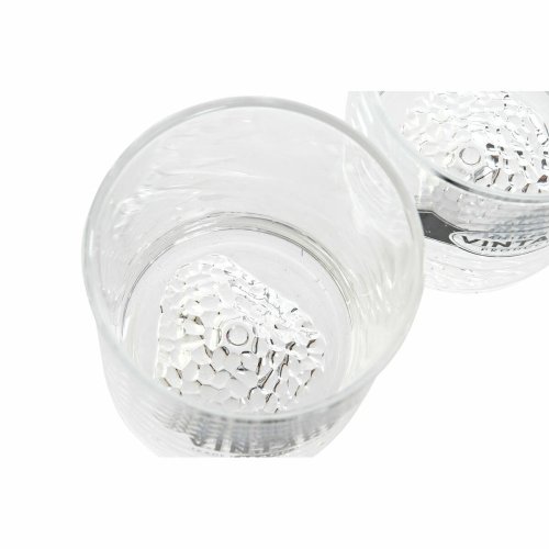 Glasset DKD Home Decor Transparent Mrkgr Glas Sten Loft 320 ml