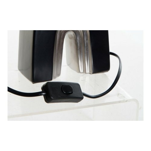 Bordslampa DKD Home Decor Keramik Svart Polyester (20 x 20 x 31