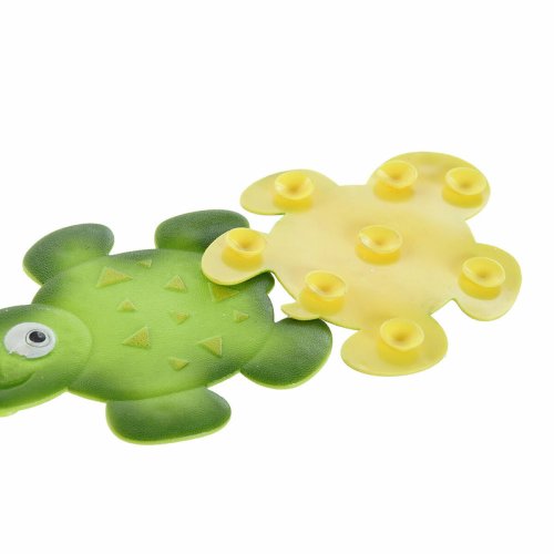 Badrumsmatta DKD Home Decor 11,5 x 1 x 10 cm Grn Gul Barn Skld