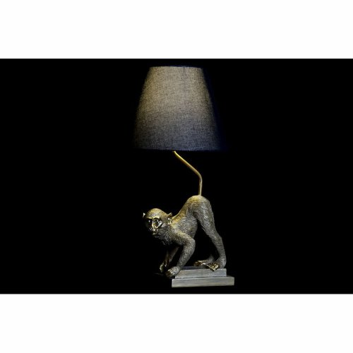 Bordslampa DKD Home Decor 32,5 x 30 x 60 cm Svart Beige Gyllene