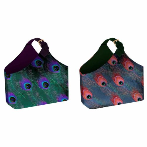 Tidningsstll DKD Home Decor Polyester (2 pcs) (45 x 20 x 40 cm)