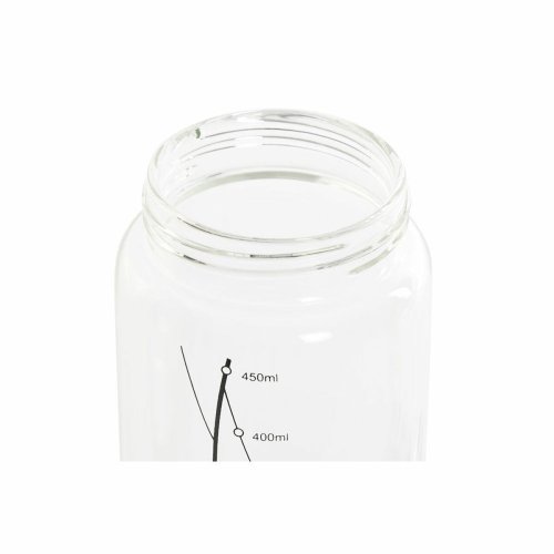 Oljeflaska DKD Home Decor Svart Transparent Rostfritt stl Boros