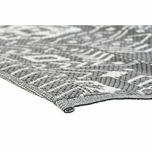 Matta DKD Home Decor Vit Svart Etnisk (2 antal) (120 x 180 cm)