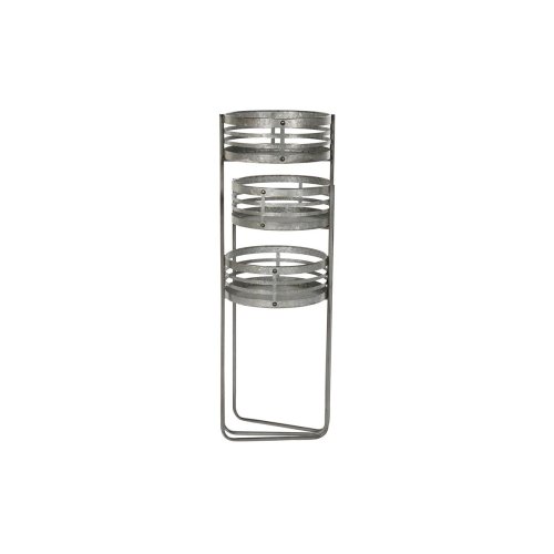 Kruka DKD Home Decor 3 i 1 Gr Metall Jrn Loft (47 x 35 x 72 cm