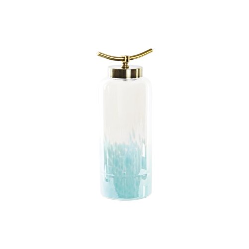 Vas DKD Home Decor Bl Gyllene Metall Glas Medelhavs 19 x 15 x 4